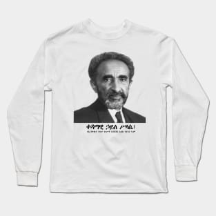 Emperor Haile Selassie I Long Sleeve T-Shirt